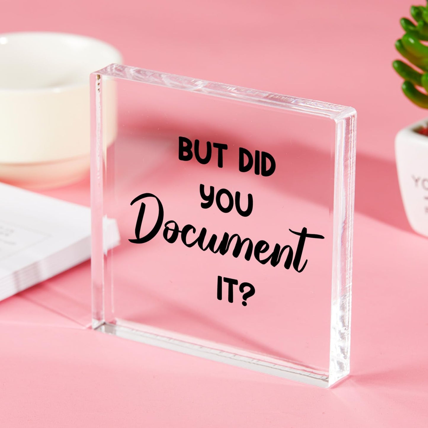 Office Desk Decor-But Did You Document It?