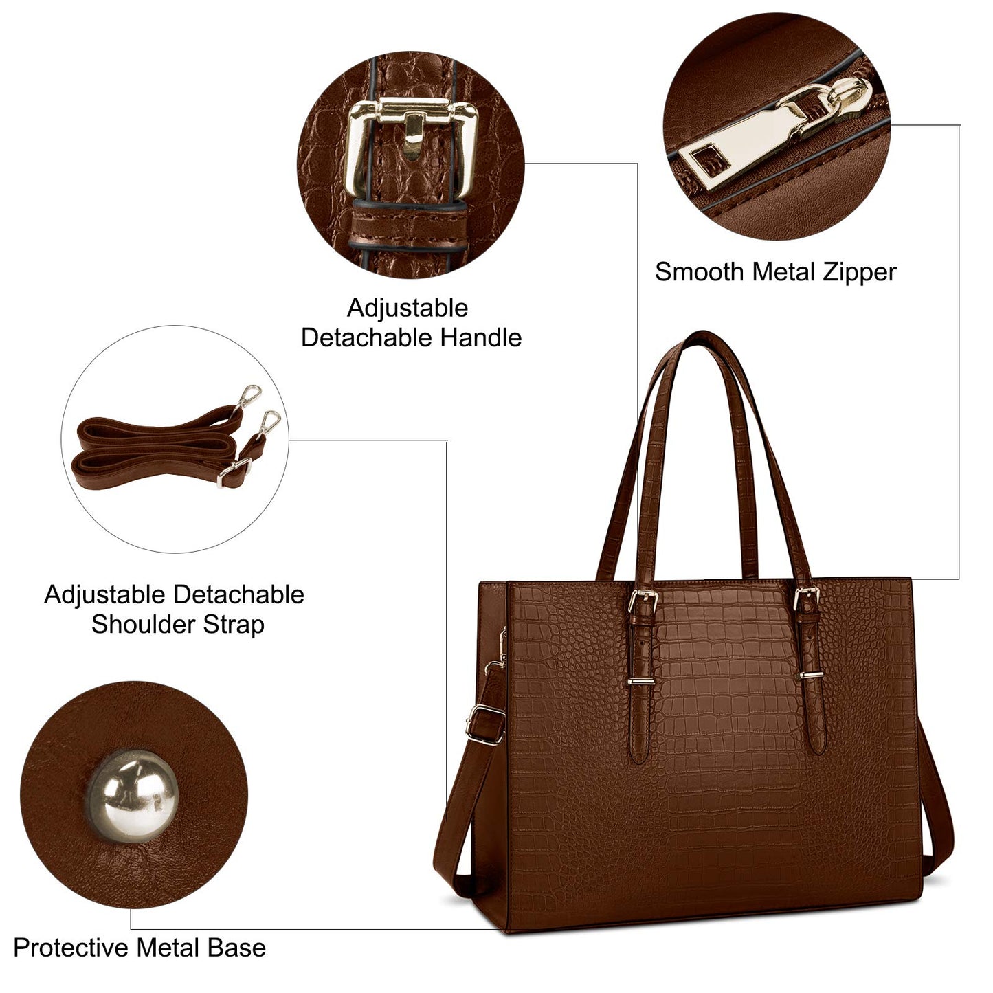 Professional Business/Work Handbag and Laptop Bag for Women