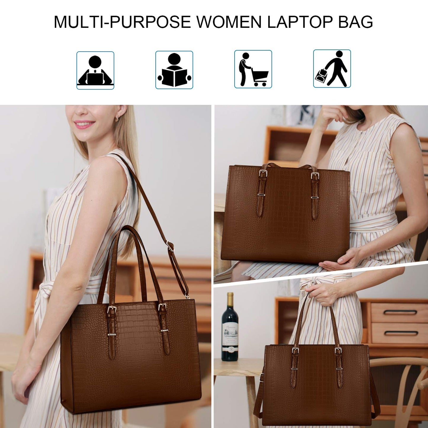 Professional Business/Work Handbag and Laptop Bag for Women