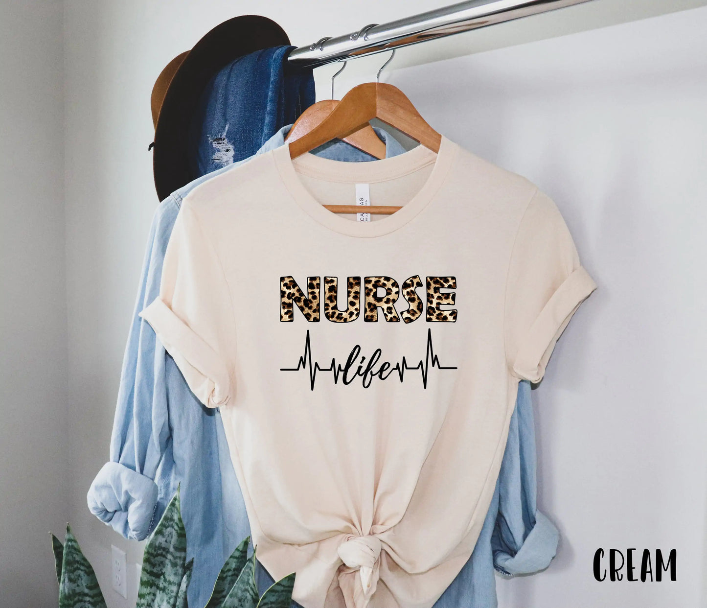 Nurse Life Shirt (Leopard)