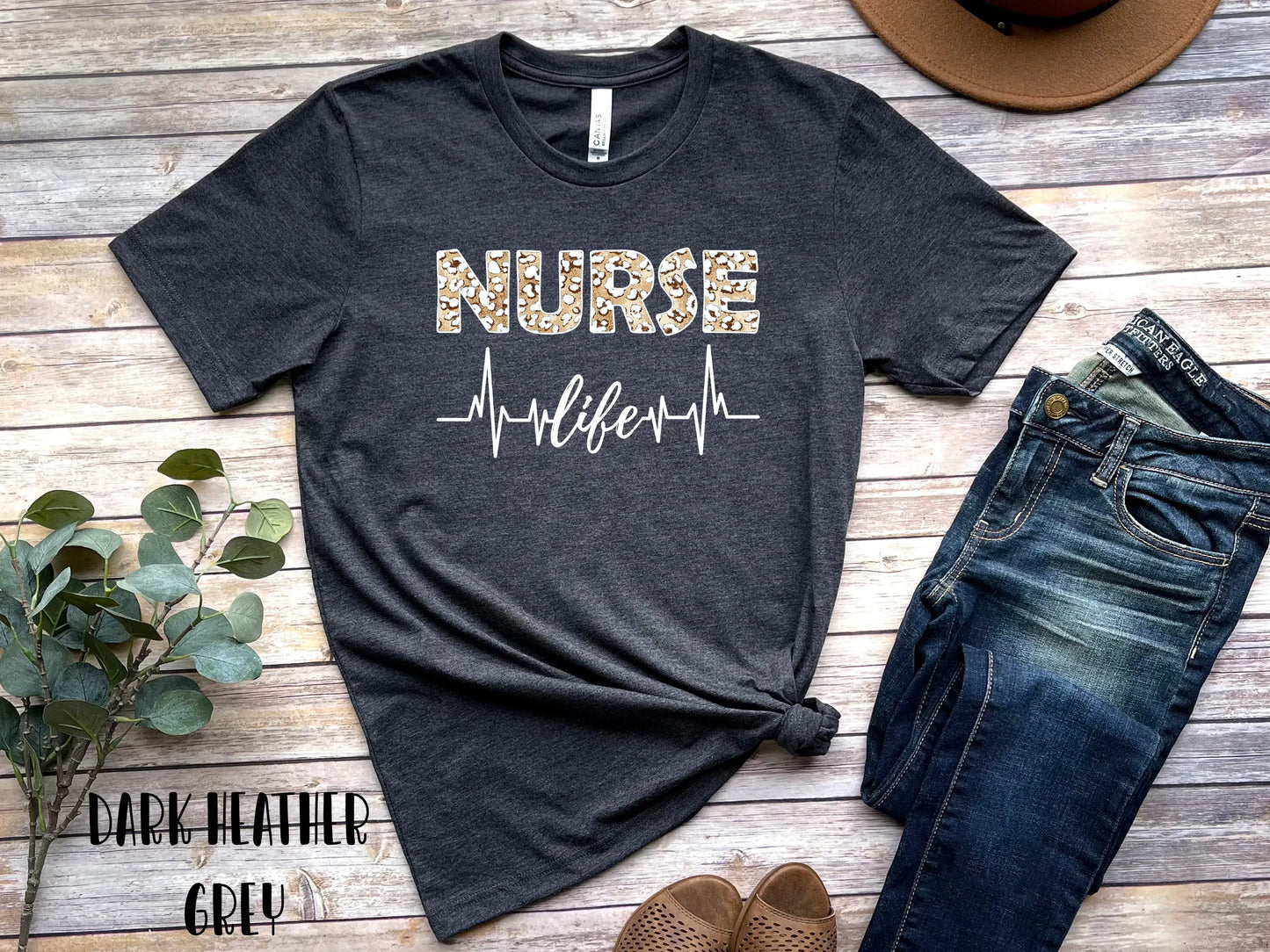 Nurse Life Shirt (Leopard)