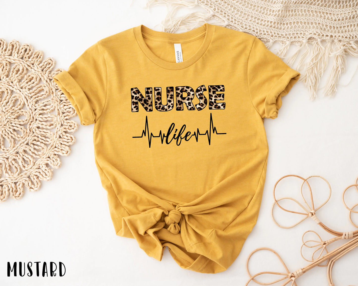 Nurse Life Shirt (Leopard)